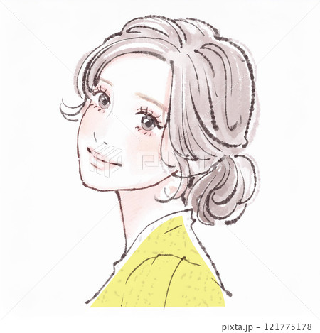 女性・女の子のイラスト素材 女性・女の子のイラスト素材 121775178