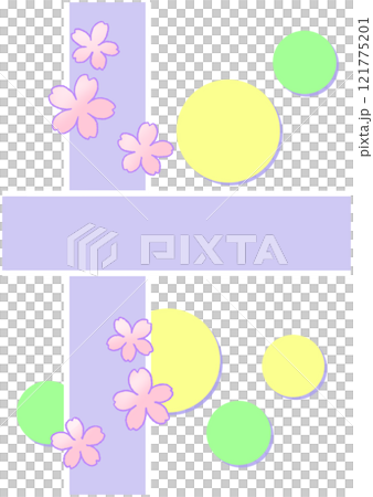 畢業賀卡封底（封面為振翅的小鳥和櫻花） 121775201