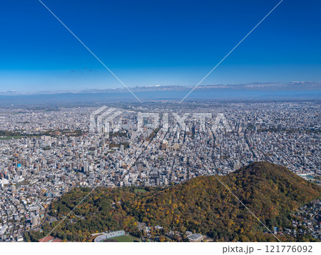 大倉山からジャンプしたときの風景 121776092
