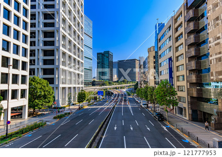 東京 港区 元赤坂の都市風景(青山通り) 東京 港区 元赤坂の都市風景(青山通り) 121777953