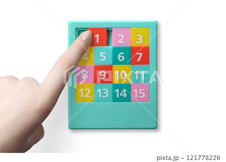 レトロな数字合わせのパズル レトロな数字合わせのパズル 121778226