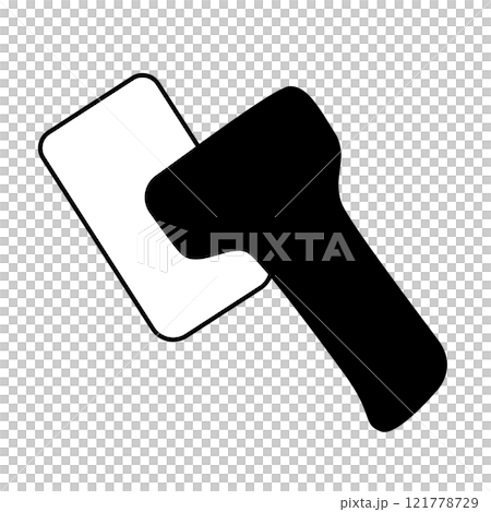 スマホの画面を読み込む 121778729