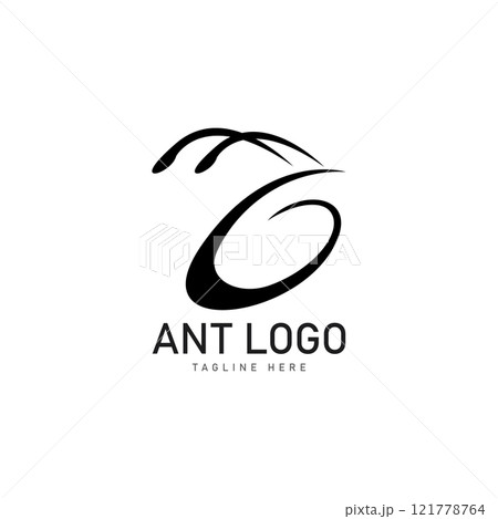 ant head logo template vector illustration design ant head logo template vector illustration design 121778764