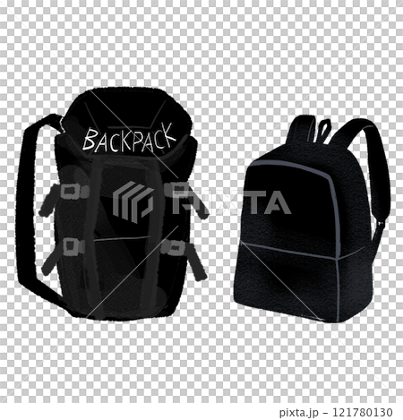 Backpack illustrations 121780130