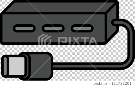USB-C 集線器插圖 USB-C 集線器插圖 121781201