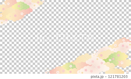 BG素材-櫻花11-1向量圖 BG素材-櫻花11-1向量圖 121781203