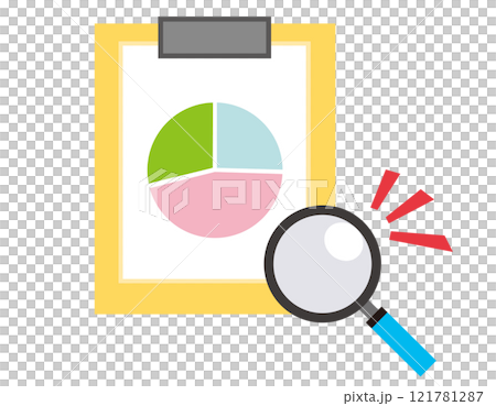 Simple clipboard illustration file binder Simple clipboard illustration file binder 121781287