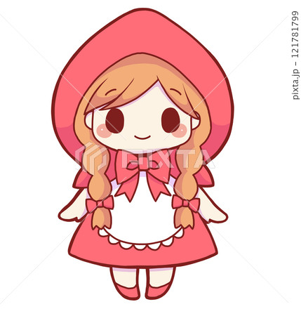赤ずきんの女の子 赤ずきんの女の子 121781799