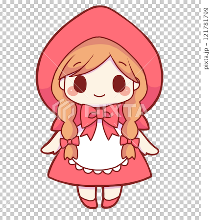 Little Red Riding Hood girl 121781799