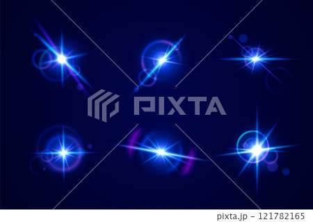 Glint and glare optical effects collection 121782165