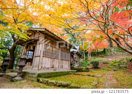 秋の竈門神社　式部稲荷社　福岡県太宰府市 121783575