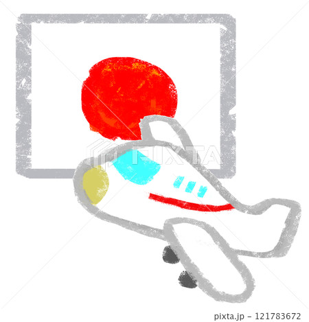 クレヨンタッチ　挿し絵イラスト　日本　インバウンド 121783672