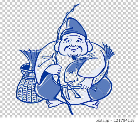 Illustration material of Ebisu 121784119