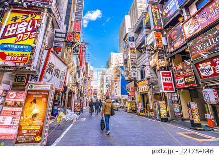 日本の東京都市景観 1月。新宿の歌舞伎町などを望む。新時代に幸あれ=令和7年1月8日 日本の東京都市景観 1月。新宿の歌舞伎町などを望む。新時代に幸あれ=令和7年1月8日 121784846