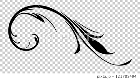 Decorative frame parts Art Nouveau Decorative frame parts Art Nouveau 121785494