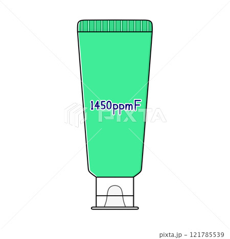 1450ppmFの歯磨き粉(高濃度フッ素配合歯磨剤)、緑色のチューブ 1450ppmFの歯磨き粉(高濃度フッ素配合歯磨剤)、緑色のチューブ 121785539
