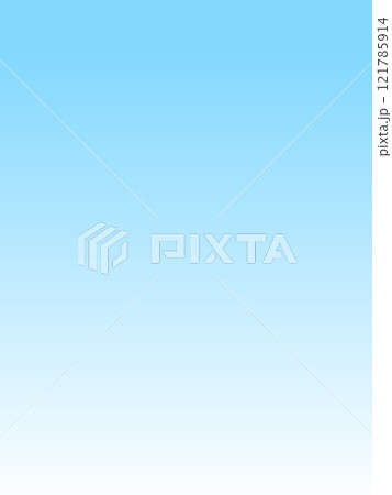 水色のグラデーションの背景素材 - 青空や証明写真･ポートレートの背景のイメージ素材- 3:4 121785914