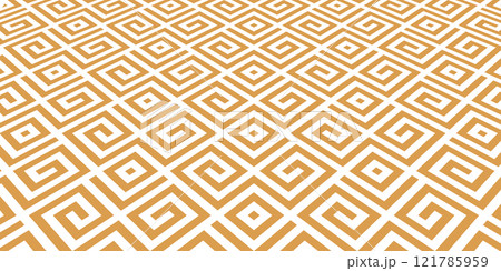 Abstract geometric pattern. Modern s vector background. White and golden ornament. Graphic modern pattern. Simple lattice graphic design 121785959