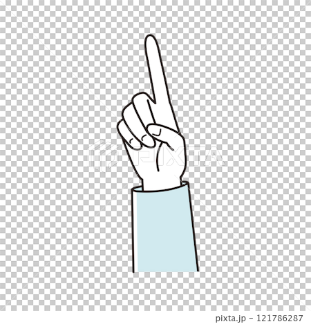 美女西裝外套學生手繪插畫 121786287