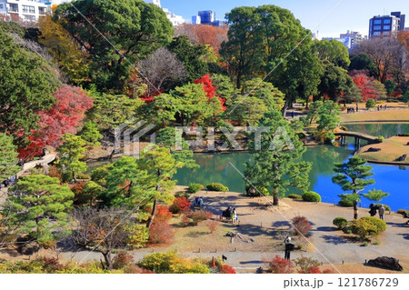 【東京都】六義園の紅葉 【東京都】六義園の紅葉 121786729