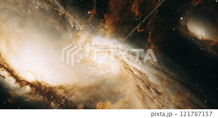 Colorful nebula clouds are made up of colorful clouds of interstellar gas Colorful nebula clouds are made up of colorful clouds of interstellar gas 121787157