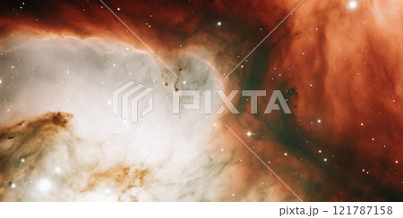 Colorful nebula clouds are made up of colorful clouds of interstellar gas Colorful nebula clouds are made up of colorful clouds of interstellar gas 121787158