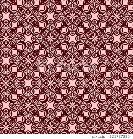 Seamless geometric pattern, abstract background in the style of baroque Seamless geometric pattern, abstract background in the style of baroque 121787820