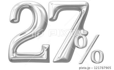 Happy New Year With Number 3D Render 121787905