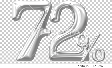 Happy New Year With Number 3D Render Happy New Year With Number 3D Render 121787950