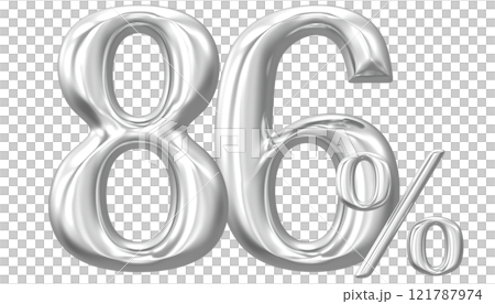 Number 3D Render 121787974