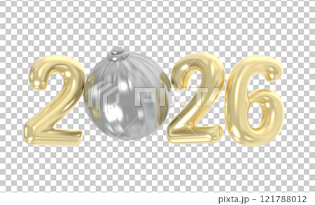 Number 3D Render 121788012