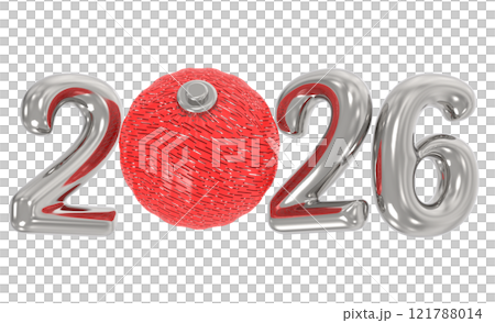 Number 3D Render 121788014