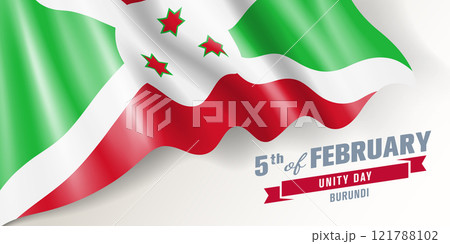 Burundi unity day vector banner, greeting card 121788102