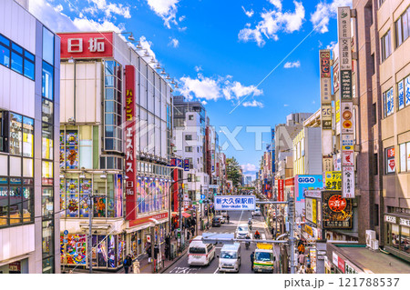 日本の東京都市景観 1月。新大久保駅などを望む=令和7年1月8日 日本の東京都市景観 1月。新大久保駅などを望む=令和7年1月8日 121788537