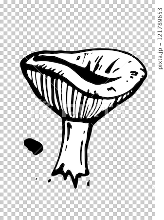 mushroom vector graphics on white background 121789653