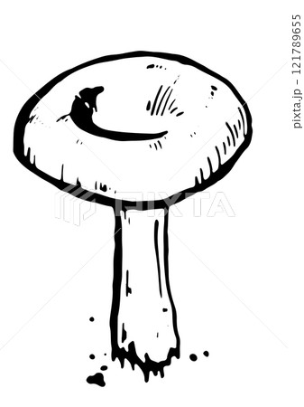 mushroom vector graphics on white background 121789655