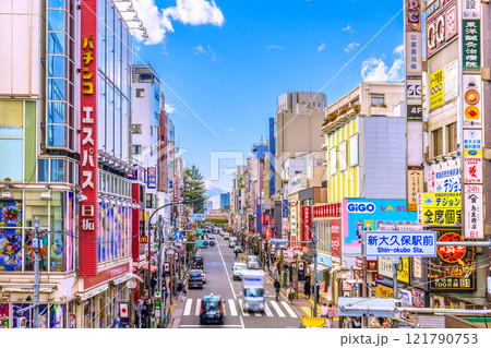 日本の東京都市景観 1月。新大久保駅などを望む=令和7年1月8日 日本の東京都市景観 1月。新大久保駅などを望む=令和7年1月8日 121790753