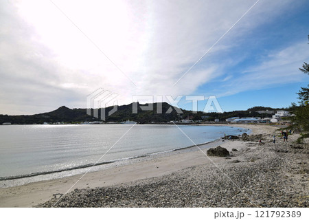 小笠原諸島父島にある製氷海岸 121792389