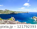 小笠原諸島父島にある長崎展望台からの景色 121792393