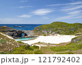 小笠原諸島にある南島の風景 121792402