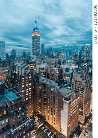 New York City, USA. City view by night New York City, USA. City view by night 121792606