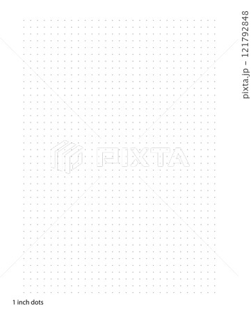 Graph Paper 1 inch dots printable template A4 notebook format. Graph gray grid for college, journals, diary or math engineering grid line printable. Graph Paper 1 inch dots printable template A4 notebook format. Graph gray grid for college, journals, diary or math engineering grid line printable. 121792848
