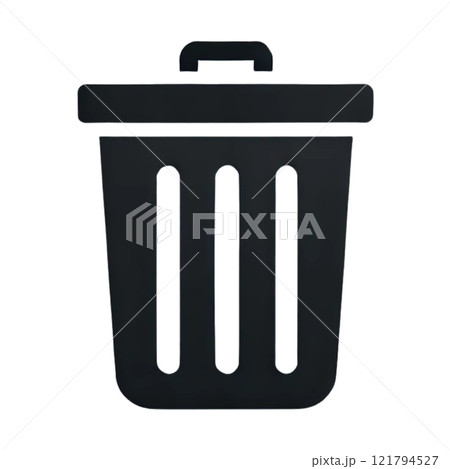ゴミ箱のアイコン 121794527