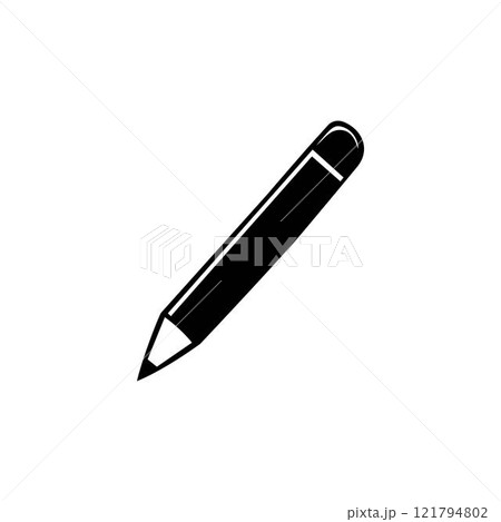 Pencil icon vector isolated on white background. Pencil vector icon 121794802