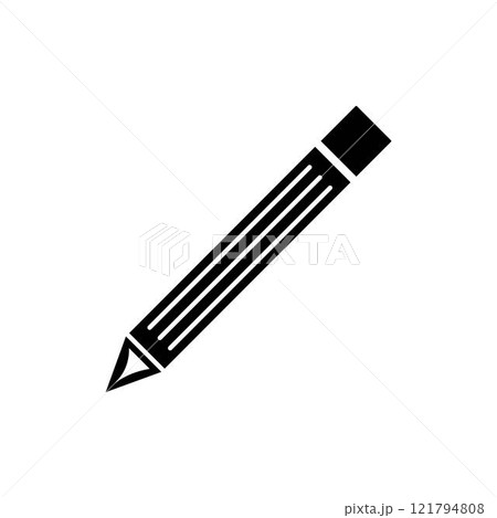 Pencil icon vector isolated on white background. Pencil vector icon Pencil icon vector isolated on white background. Pencil vector icon 121794808