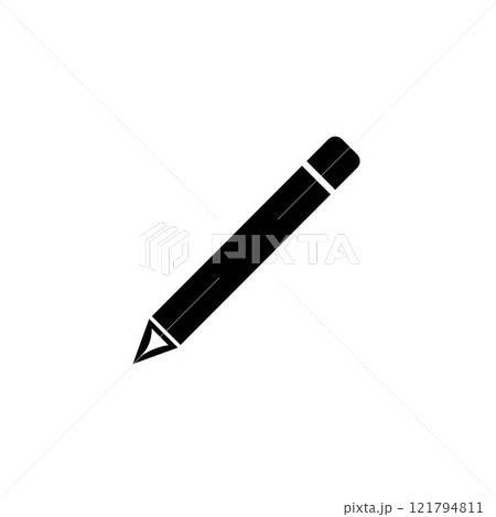 Pencil icon vector isolated on white background. Pencil vector icon Pencil icon vector isolated on white background. Pencil vector icon 121794811