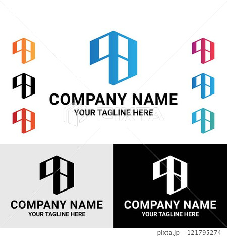 Abstract initial QB letter monogram vector logo design Abstract initial QB letter monogram vector logo design 121795274