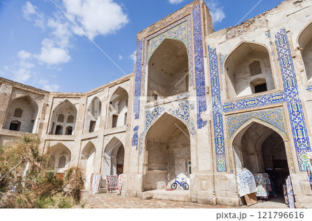 Courtyard of the Abdulaziz-Khan Madrasah is an ancient madrassah Courtyard of the Abdulaziz-Khan Madrasah is an ancient madrassah 121796616