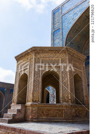 Inner courtyard of Kalyan Mosque, a part of the Po-i-Kalyan Complex Inner courtyard of Kalyan Mosque, a part of the Po-i-Kalyan Complex 121796620