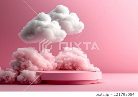 Pink Cloud Display 121798084